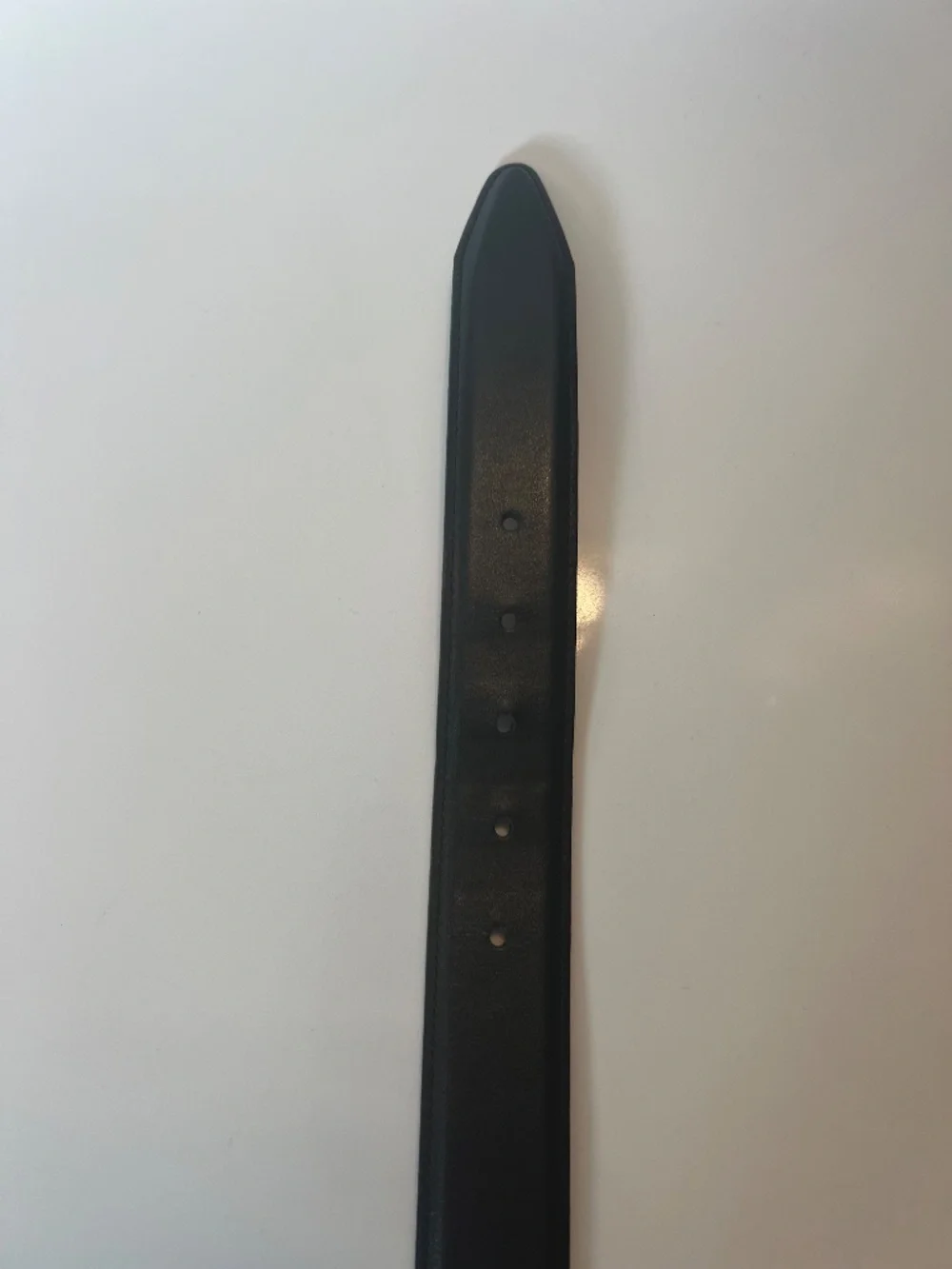 Allen Edmonds Black Leather Men's Belt: Size 36 (USA) or 90 (European)